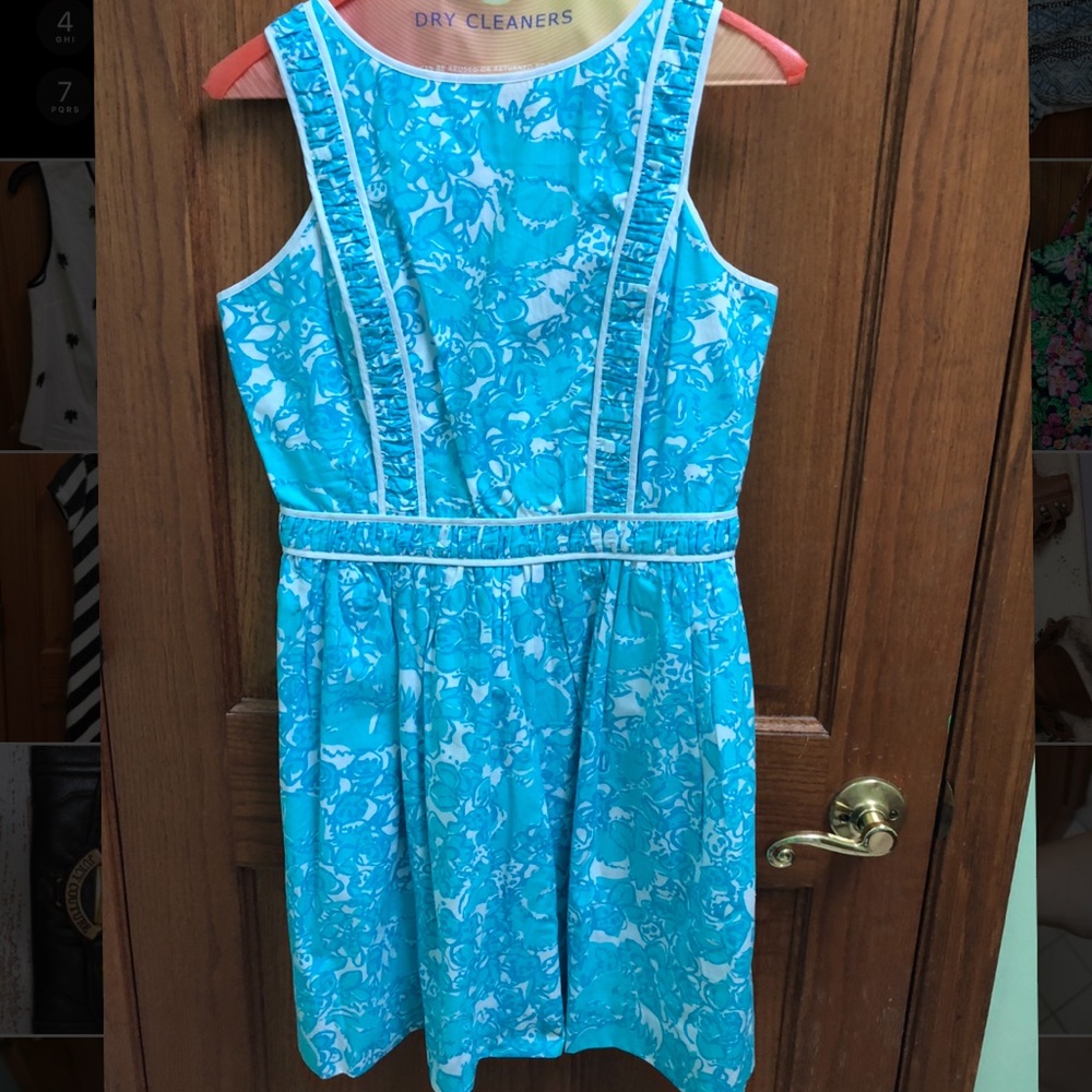 Lilly Pulitzer Blue she’s a fox dress